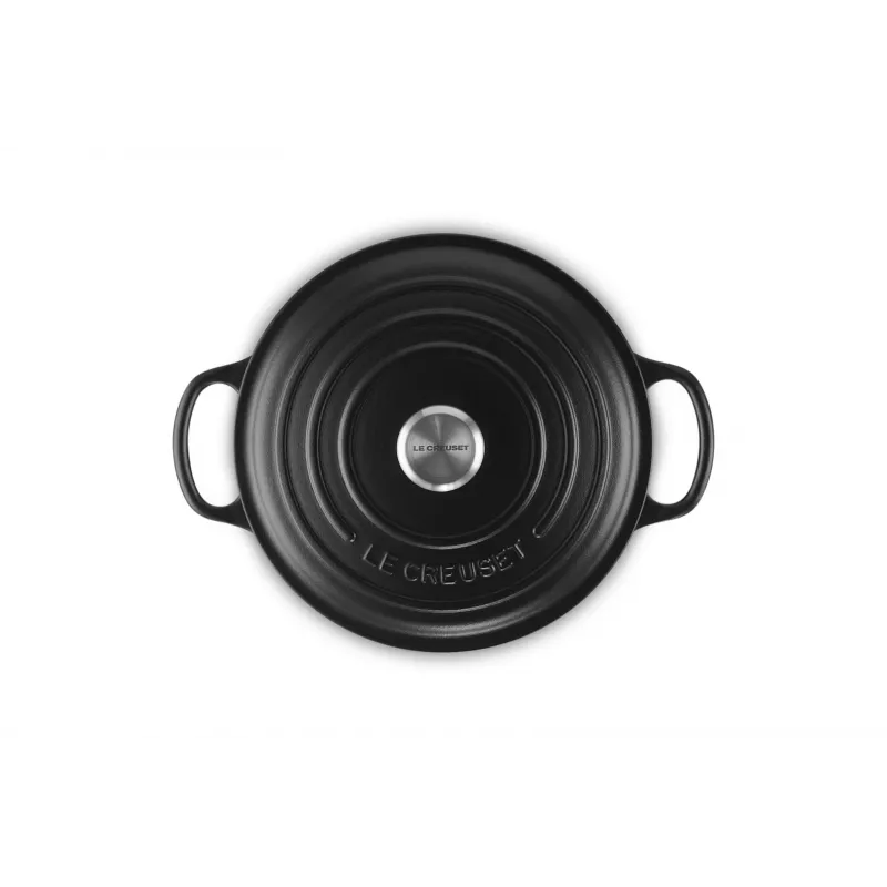 Le Creuset Signature 3,3 L Rund Schwarz