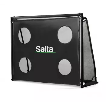 Freistehendes Fußballtor Salta 5125 für Kinder schwarz 220x80x170 cm