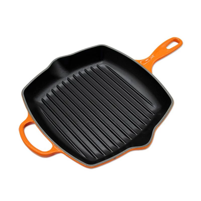 Le Creuset Signature quadratische Grillpfanne 26 cm ofenrot (20183260900422)