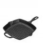 Le Creuset Signature Quadratische Grillpfanne 26 cm satinschwarz (20183260000422)