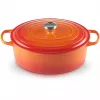 Le Creuset Signature Roaster oval 33cm Ofen rot (21178330902430)