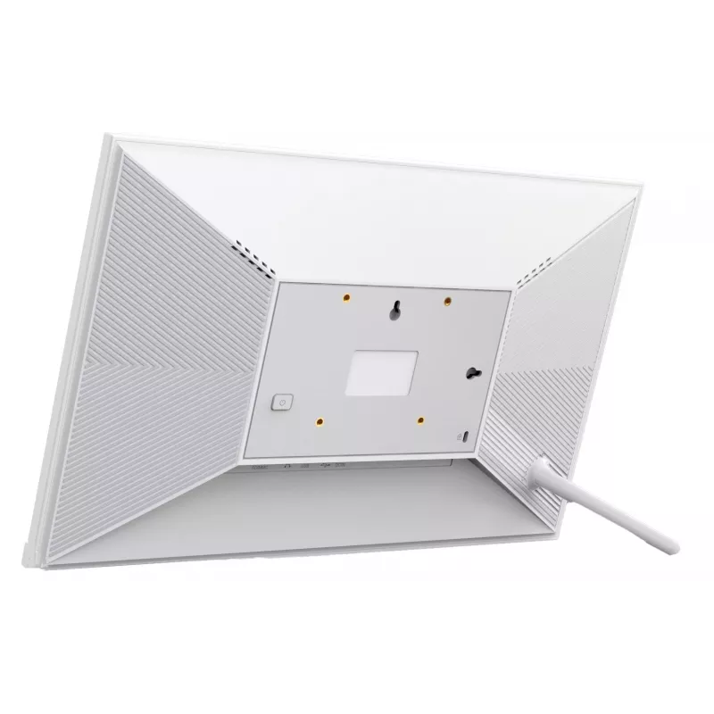 Denver PFF-1503WMK2 15.6-Zoll Wi-Fi digitaler Bilderrahmen, weiß