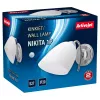 Wandleuchte ActiveJet NIKITA Nickel E27 einflammig, runder Metallschirm, IP20, 220–240 V, max. 60 W