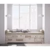 Wandleuchte ActiveJet NIKITA Nickel E27 einflammig, runder Metallschirm, IP20, 220–240 V, max. 60 W