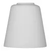 Lampenschirm ActiveJet EMILY Glas, weiß — Durchmesser 12 cm, Hals 40 mm, Höhe 120 mm