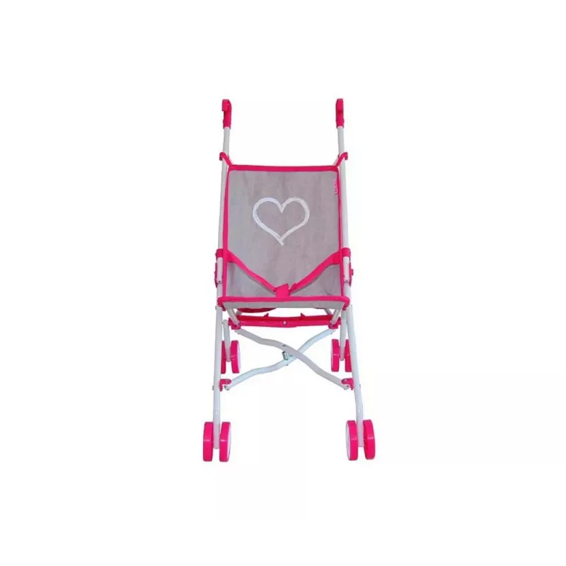 Puppenwagen milly mally Julia Prestige Pink — leichter kompakter Puppenwagen, Modell 2722