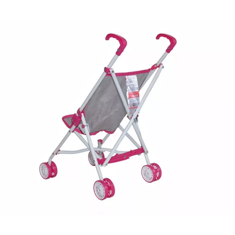Puppenwagen milly mally Julia Prestige Pink — leichter kompakter Puppenwagen, Modell 2722