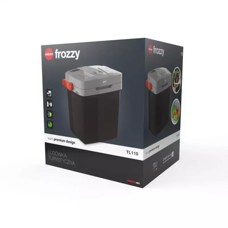 ELDOM FROZZY Reisekühlbox 26l, Kühl- und Heizfunktion, 12V/240V