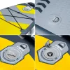 Aufblasbares SUP-Board Rebel ACTIVE 350x81x15 cm Set - Modell RBA-4500, Allround-Touring-Paddleboard