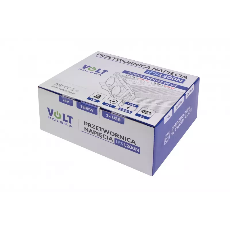 Spannungswandler Volt 800/1200W 24V auf 230V Modell 20039