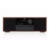 Mini-Tower-Musikanlage JVC RD-E761, 2x8 W RMS, Bluetooth 4.2, USB, CD, FM, Holzgehäuse, schwarz