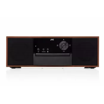 Mini-Tower-Musikanlage JVC RD-E761, 2x8 W RMS, Bluetooth 4.2, USB, CD, FM, Holzgehäuse, schwarz