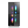 PC-Gehäuse Thermaltake Versa T26 TG ARGB Midi Tower Schwarz