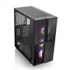PC-Gehäuse Thermaltake Versa T26 TG ARGB Midi Tower Schwarz