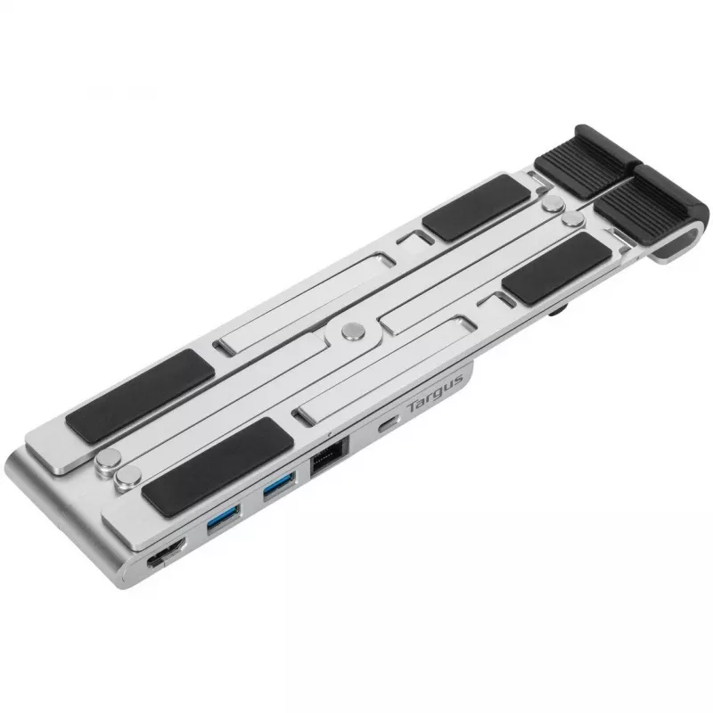 Tragbarer Ständer mit integriertem Dock Dockingstation + Notebook-Halter USB-C 3.2 Gen 1 Thunderbolt 3