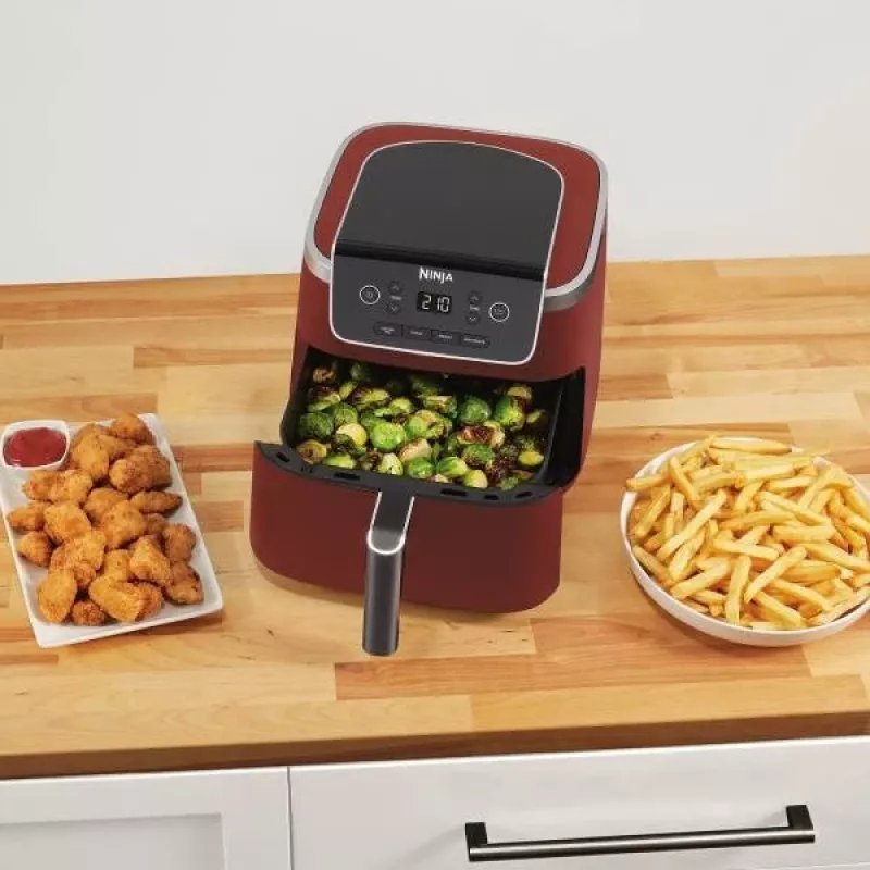 Ninja AF140EUCM Fritteuse Single 4,7 L Stand-Heißluftfritteuse Zimtfarbe