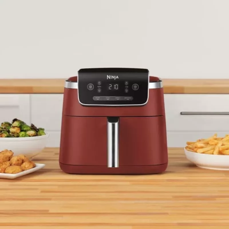 Ninja AF140EUCM Fritteuse Single 4,7 L Stand-Heißluftfritteuse Zimtfarbe