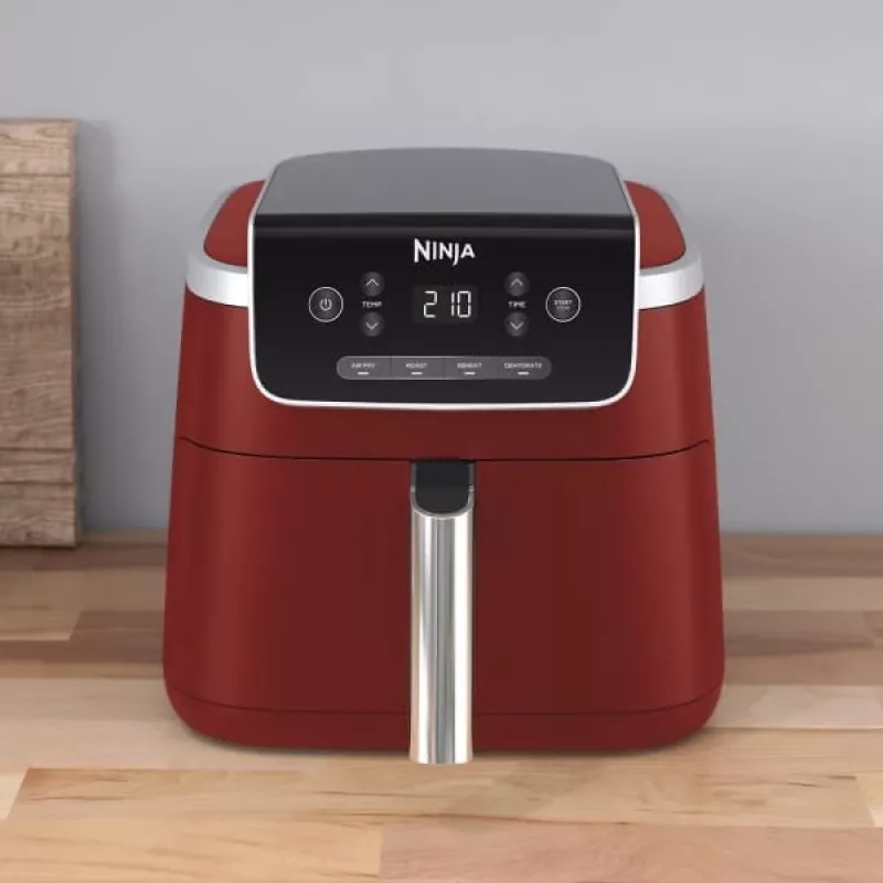 Ninja AF140EUCM Fritteuse Single 4,7 L Stand-Heißluftfritteuse Zimtfarbe