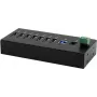USB-Hub Exsys EX-11247HMS 7-Port DIN-Schiene mit 15 kV ESD-Schutz