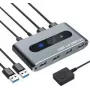 Techly USB 3.0 Switch 2 PC-Eingänge 4 Ausgänge - 4-Port - USB 2.0