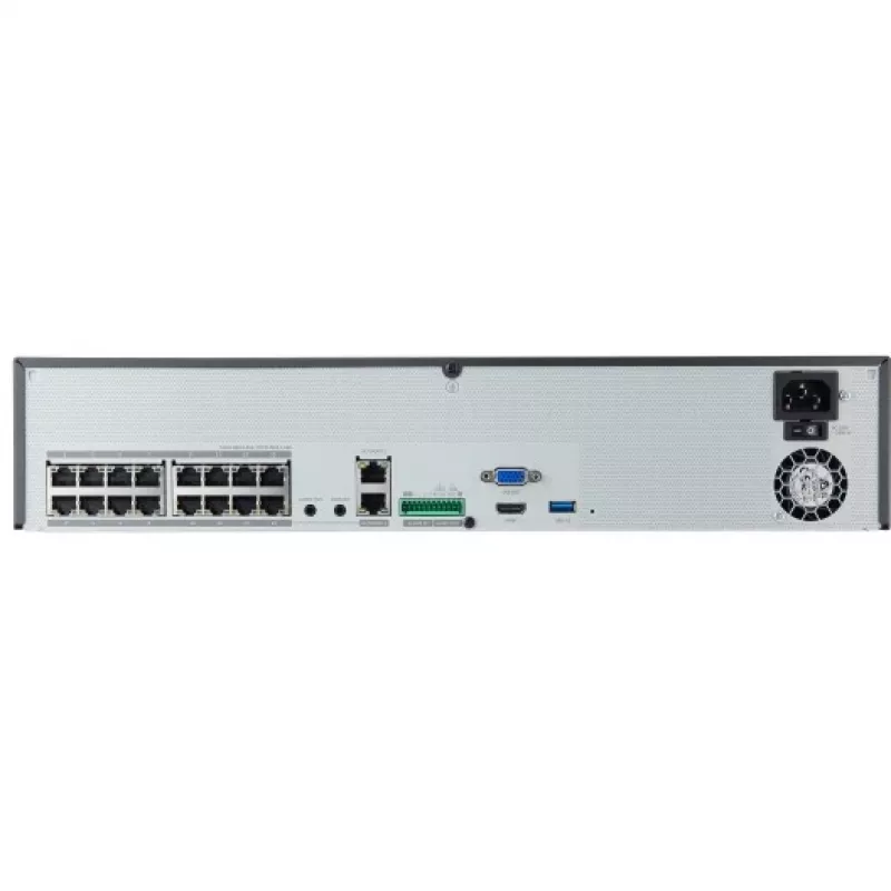 Hanwha XRN-1620SB1 16-Kanal-Netzwerkvideorekorder 3840x2160