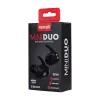 MAXELL MINI DUO Kabellose In-Ear-Kopfhörer mit Ladecase Schwarz