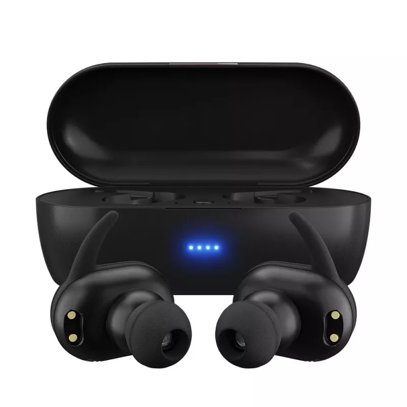 MAXELL MINI DUO Kabellose In-Ear-Kopfhörer mit Ladecase Schwarz