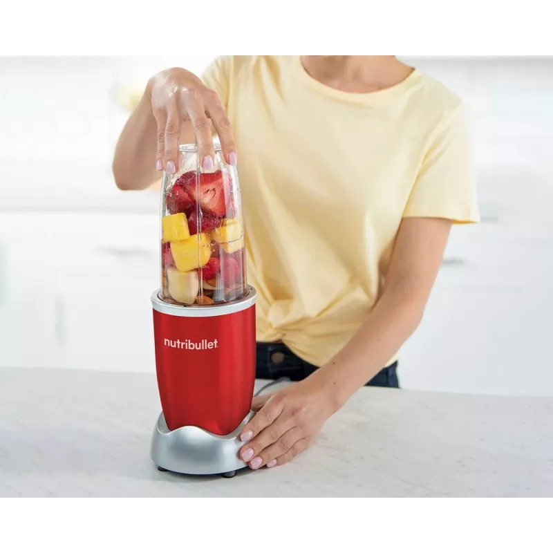 NutriBullet NB907R 0,9 L Kochmixer 900 W Rot, Silber