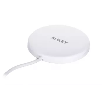 AUEKY Aircore Magnetic LC-A1 Kabelloses magnetisches Ladegerät QI USB-C 15W Weiß