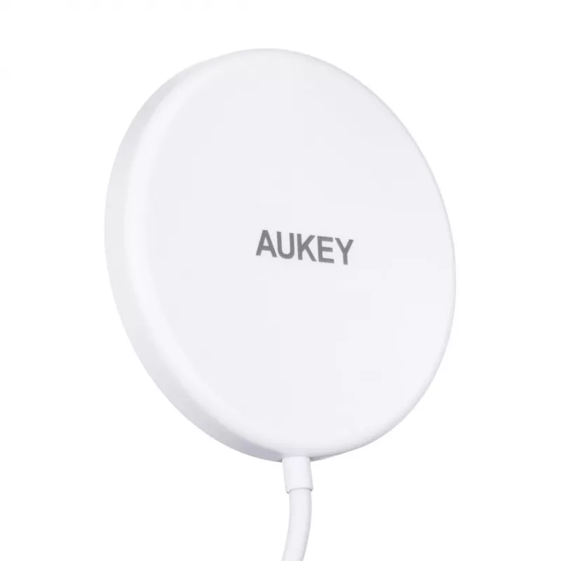 AUEKY Aircore Magnetic LC-A1 Kabelloses magnetisches Ladegerät QI USB-C 15W Weiß