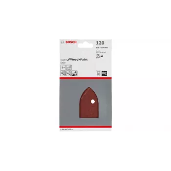 Bosch Expert for Wood and Paint C430 Delta-Schleifblätter, 102 x 62,93 mm, Körnung 120, 10 Stück
