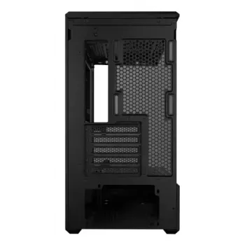 Mini-Tower-PC-Gehäuse Lian Li Vector V100R MINI — Mini-ITX/Micro-ATX, gehärtetes Glas, 3x120mm seitlich + 1x120mm rückseitiger Lüfter, 2x 2,5-Zoll + 1x 3,5-Zoll Einschübe, schwarz
