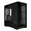 Mini-Tower-PC-Gehäuse Lian Li Vector V100R MINI — Mini-ITX/Micro-ATX, gehärtetes Glas, 3x120mm seitlich + 1x120mm rückseitiger Lüfter, 2x 2,5-Zoll + 1x 3,5-Zoll Einschübe, schwarz