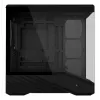 Mini-Tower-PC-Gehäuse Lian Li Vector V100R MINI — Mini-ITX/Micro-ATX, gehärtetes Glas, 3x120mm seitlich + 1x120mm rückseitiger Lüfter, 2x 2,5-Zoll + 1x 3,5-Zoll Einschübe, schwarz