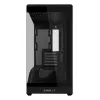 Mini-Tower-PC-Gehäuse Lian Li Vector V100R MINI — Mini-ITX/Micro-ATX, gehärtetes Glas, 3x120mm seitlich + 1x120mm rückseitiger Lüfter, 2x 2,5-Zoll + 1x 3,5-Zoll Einschübe, schwarz