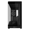 Mini-Tower-PC-Gehäuse Lian Li Vector V100R MINI — Mini-ITX/Micro-ATX, gehärtetes Glas, 3x120mm seitlich + 1x120mm rückseitiger Lüfter, 2x 2,5-Zoll + 1x 3,5-Zoll Einschübe, schwarz
