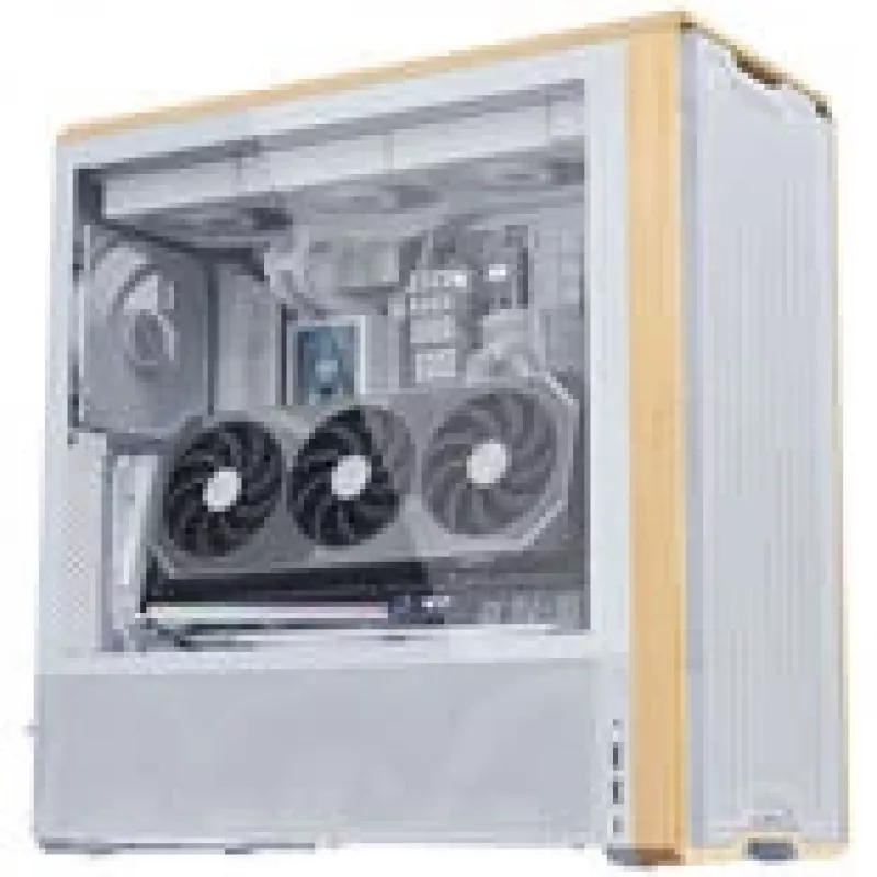 Vertikales GPU-Montagekit Lian Li G89.VG4-5-V4W.00 mit PCIe 5.0-Riserkabel, weiß