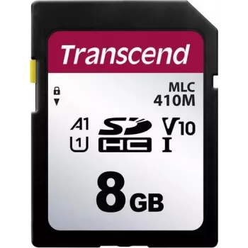 Transcend 410M - Flash-Speicherkarte - 8 GB - A1 / Video Class V10 / UHS-I U1 / Class10 - microSDHC UHS-I (TS8GSDC410M)
