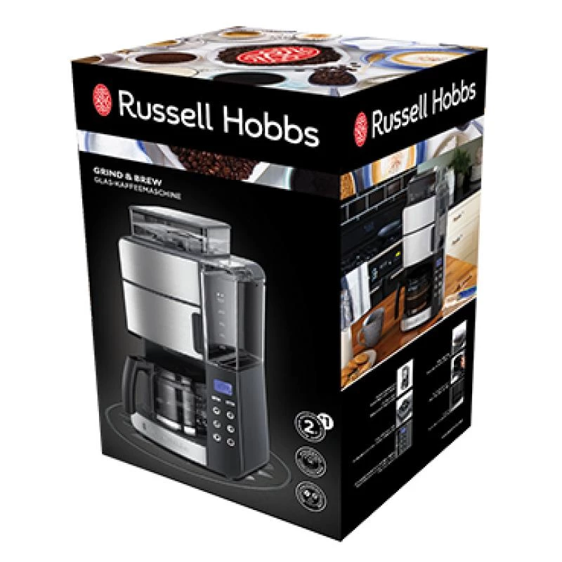 Russell Hobbs Kaffeemaschine Grind & Brew silber 25610-56 2561056 (25610-56)