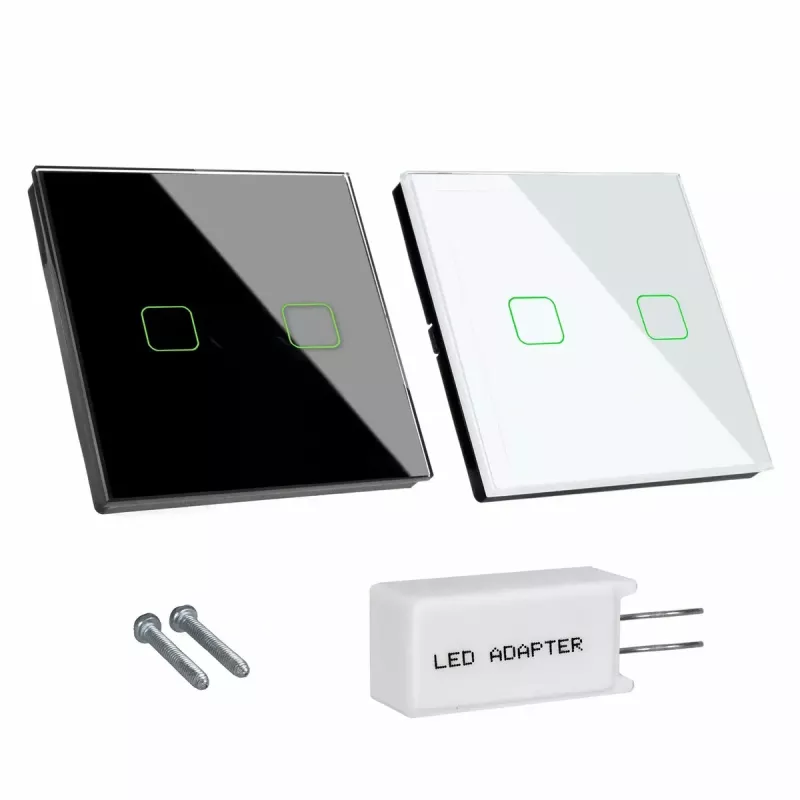 Wandlichtschalter MACLEAN MCE712B Single Touch – smarter Einfachschalter