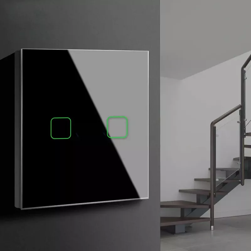 Wandlichtschalter MACLEAN MCE712B Single Touch – smarter Einfachschalter