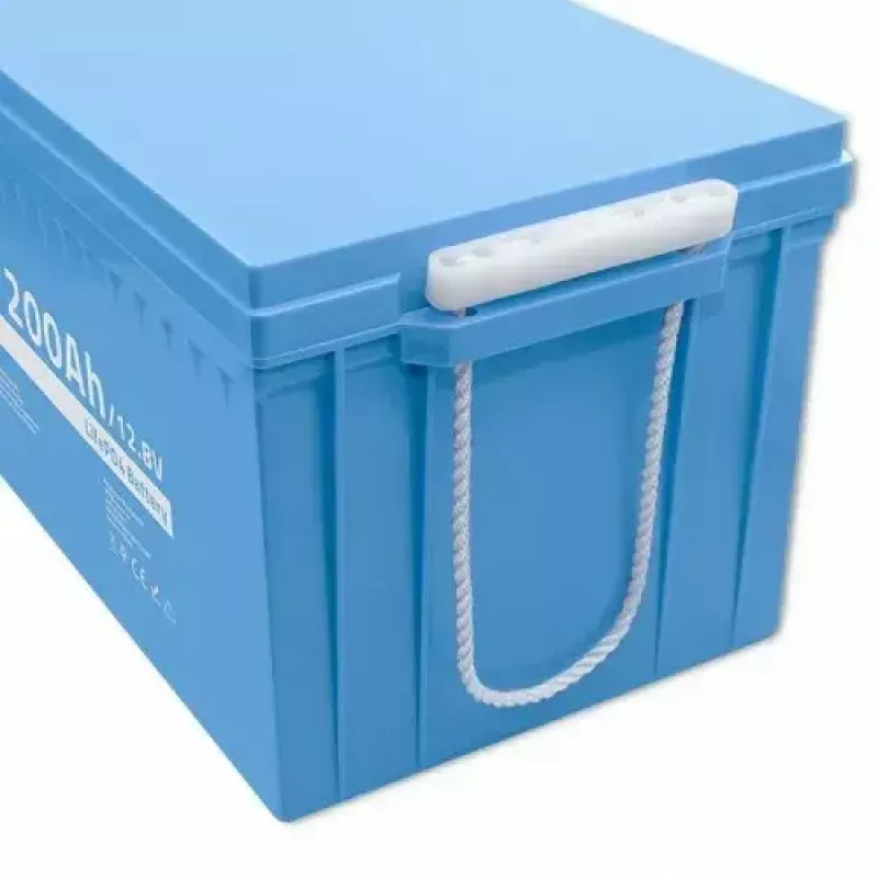 Qoltec 53707 Fahrzeugbatterie Lithium-Eisen-Phosphat 200 Ah 12,8 V