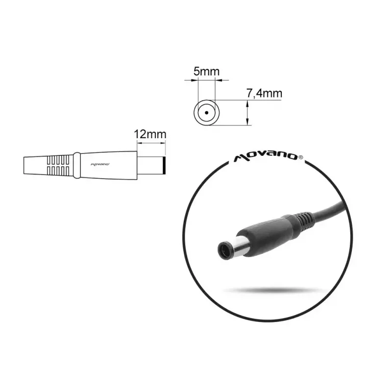 Netzteil MITSU HP 18,5V 3,5A für HP Laptops, MPN 5ZM024