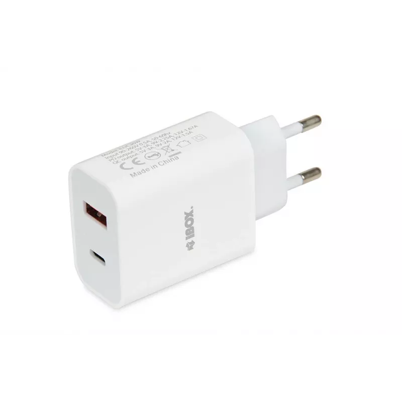 Indoor-Ladegerät iBox C-36 Universal Weiß USB-Schnellladung