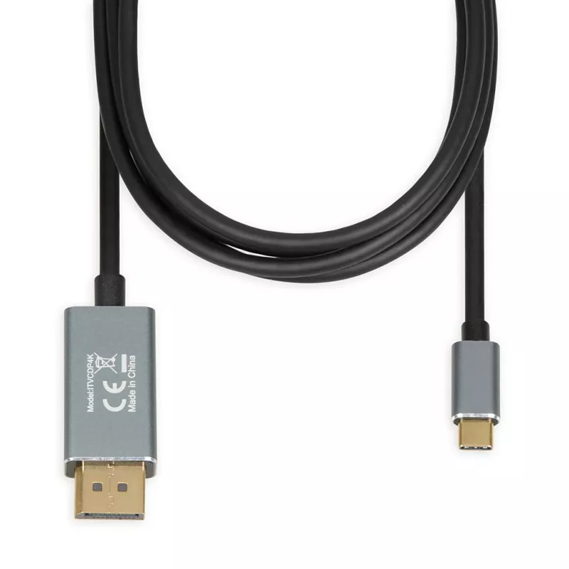 Videokabel-Adapter IBOX ITVCDP4K USB Type-C auf DisplayPort 1,8 m Schwarz