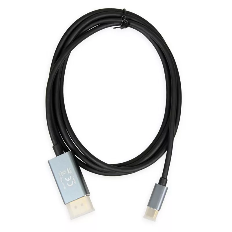 Videokabel-Adapter IBOX ITVCDP4K USB Type-C auf DisplayPort 1,8 m Schwarz