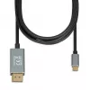 Videokabel-Adapter IBOX ITVCDP4K USB Type-C auf DisplayPort 1,8 m Schwarz