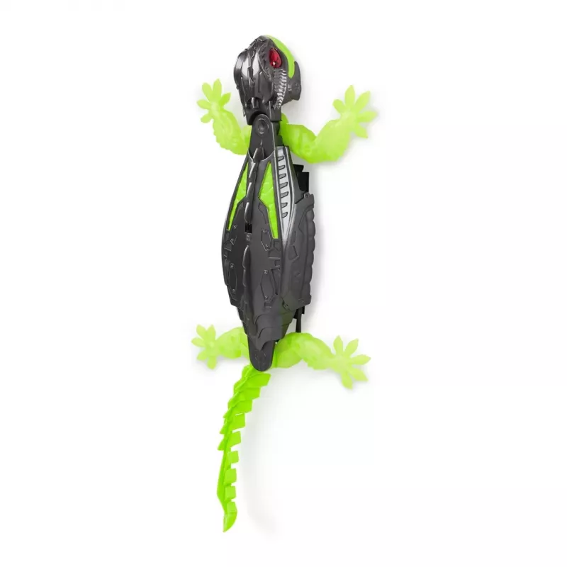 HEX BOTS | Interaktiver Spielzeug-Wandkrabbler-Gecko-RC-Roboter | Grün/Grau