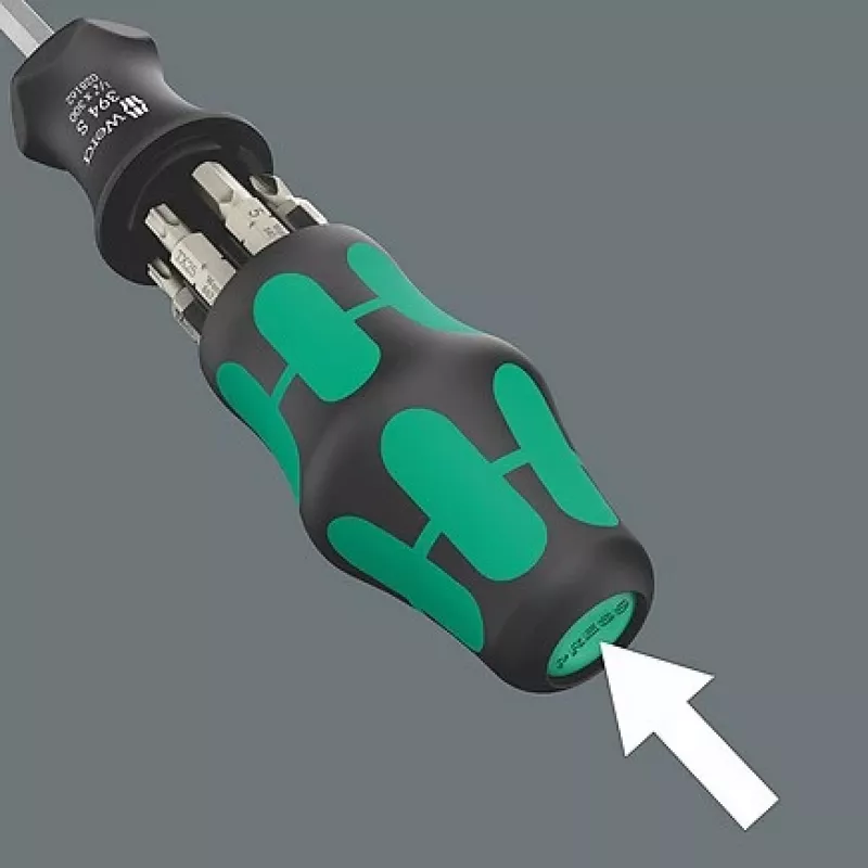 Wera Kraftform compact 27 XL SHK 1 Sanitär-Bit-Schraubendreher 1/4 300 mm (05136075001)