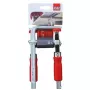 Klemme Bessey GTR12 — Öffnung 12 cm, Edelstahl, rot, Spannkraft 244,73 kg